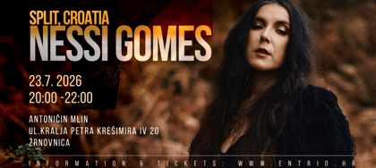 Nessi Gomes live in Split, koncert 23.7.2026. Antoničin mlin