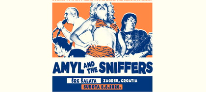 Amyl and the Sniffers u Zagrebu!