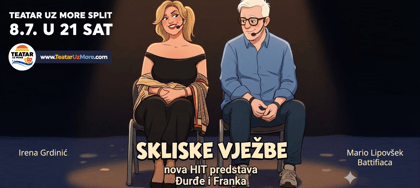 SKLISKE VJEŽBE, komedija, Split