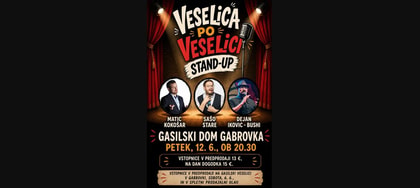 Veselica po veselici: Stand-up s Sašom Staretom
