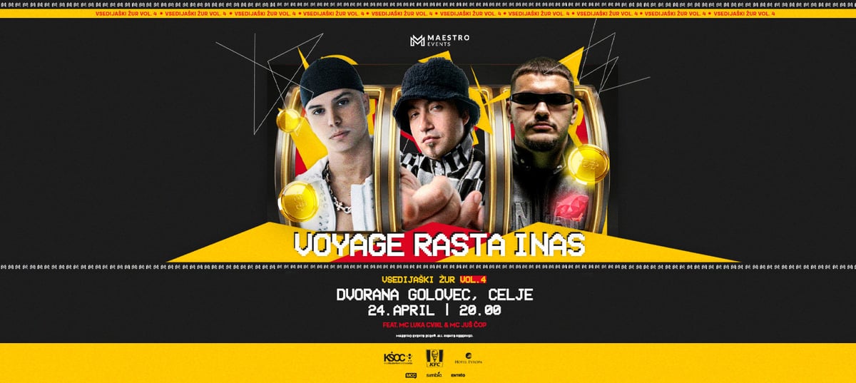 VSEDIJAŠKI ŽUR VOL.4 / VOYAGE x RASTA x INAS