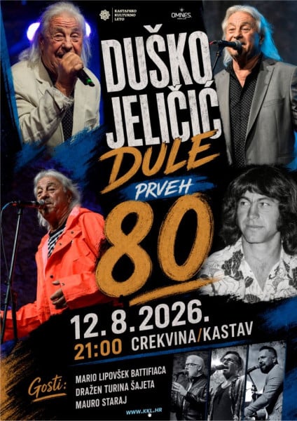KONCERT DUŠKO JELIČIĆ DULE – PRVEH 80