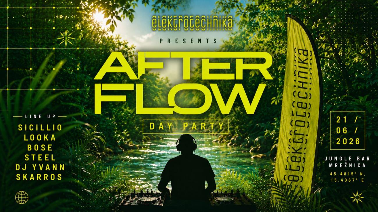 AFTER FLOW - daytime riverside party na Mrežnici