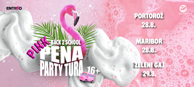 BACK2SCHOOL PINK PENA PARTY // ZELENI GAJ // DORNBERK // 29.8.2026