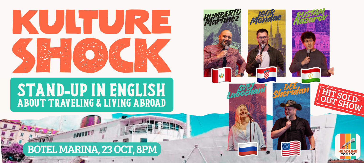 RIJEKA: "Kulture Shock" stand-up in English