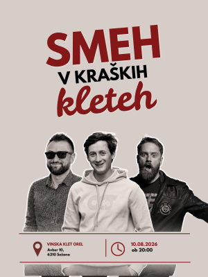 SMEH V KRAŠKIH KLETEH - Perica, Prevc, Gorinšek
