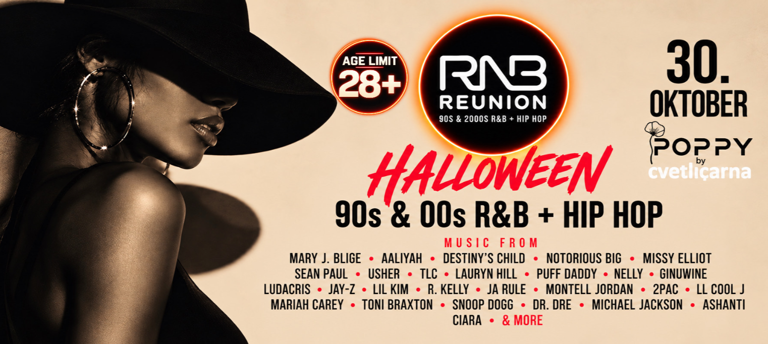 RNB REUNION Halloween @ POPPY, 30. Oktober 2026
