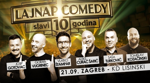 LAJNAP COMEDY SLAVI 10 GODINA – STAND-UP KOMEDIJA
