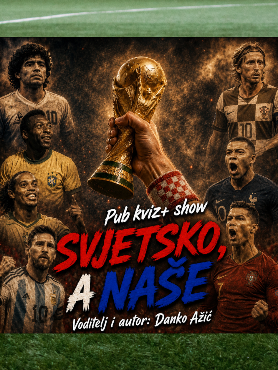 Umag: Pub kviz+ show: SVJETSKO, A NAŠE