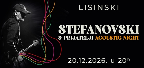 VLATKO STEFANOVSKI & PRIJATELJI – ACOUSTIC NIGHT