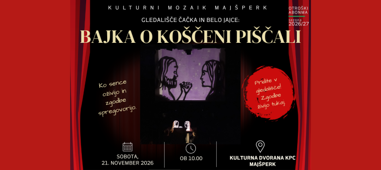 Gledališče Čačka in belo jajce: Bajka o koščeni piščali