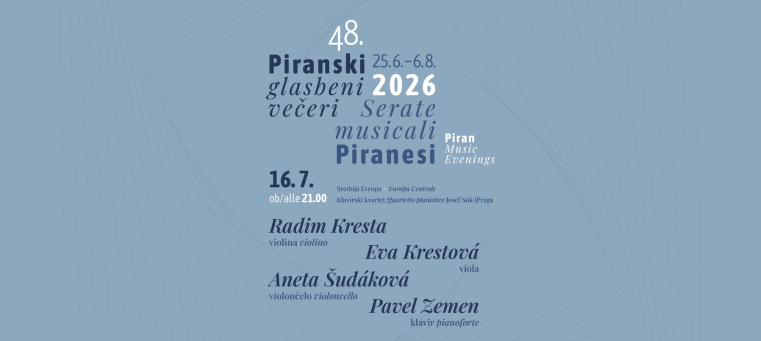 48. PGV: »Srednja Evropa« Klavirski kvartet Josef Suk (Praga)